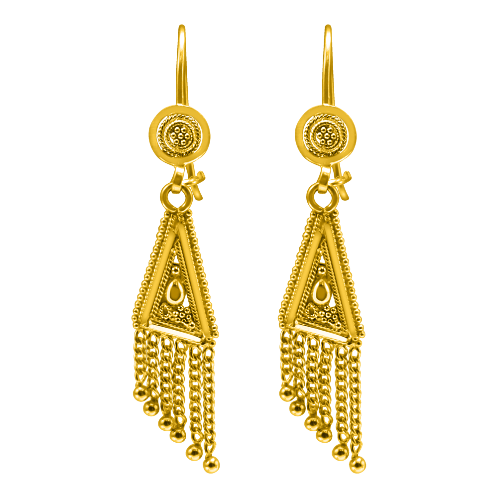 22K Gold Earrings